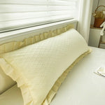 coussin maison motif géométrique vintage blanc beige vert rose jaune