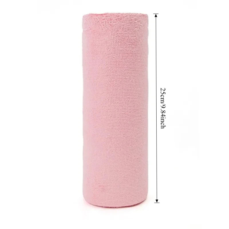 serviettes cuisine réutilisables microfibre rose vert gris bleu jaune respectueuses environnement moderne