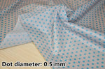 tissu imprimé imperméable motif points blancs coton bricolage couture décoration intérieur multi couleur