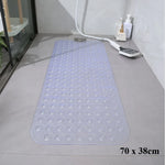 tapis douche gris bleu clair perforé anti dérapant drainage rapide moderne suction 70x38cm 53x53cm