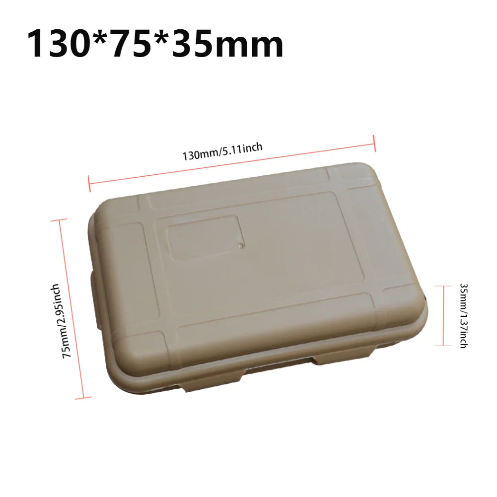 boîte étanche noire robuste poignées intérieur rembourré mat plastique hermétique survival gadgetextérieur