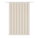 rideau douche beige texturé lin polyester moderne minimaliste opacité totale tringle pesé