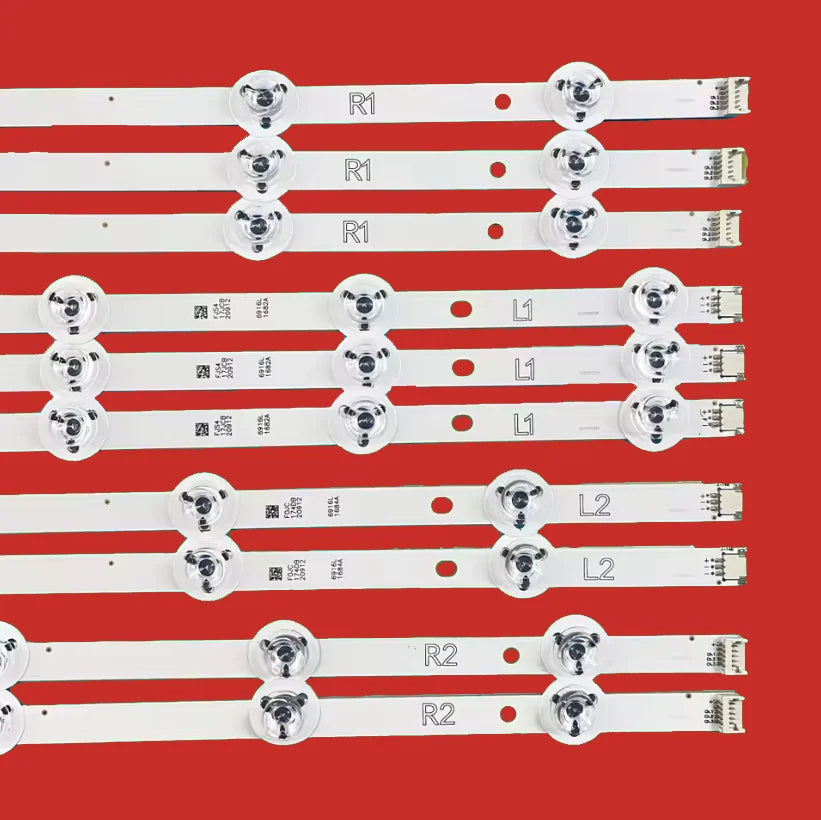 bande led rétro éclairage blanc connecteurs électriques moderne télévision 815mm