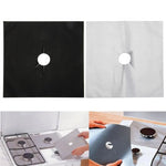 protège plaque cuisinière adhésif moderne noir respectueux environnement 27cm 27cm