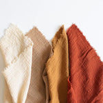 lot 10 serviettes table coton naturel rustique décoration maison