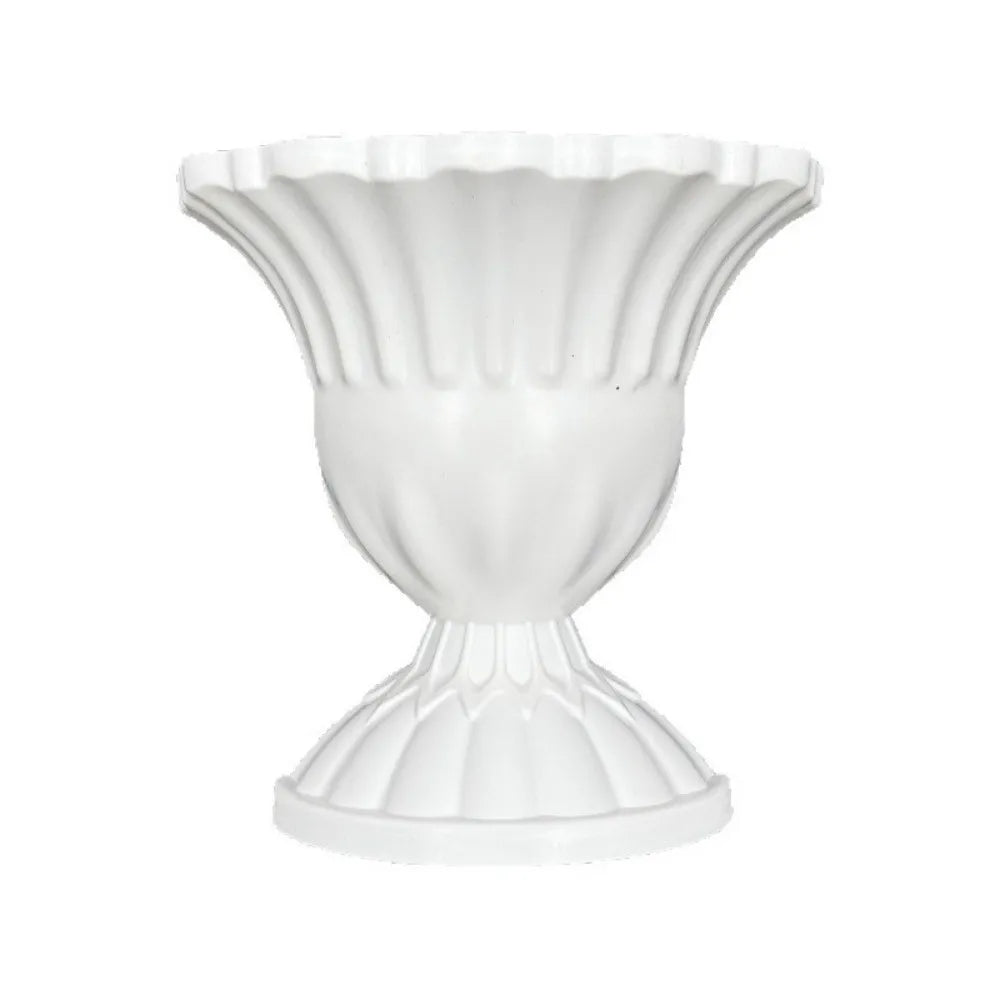 vase mural blanc classique rayures verticales opaque arrangement floral diy