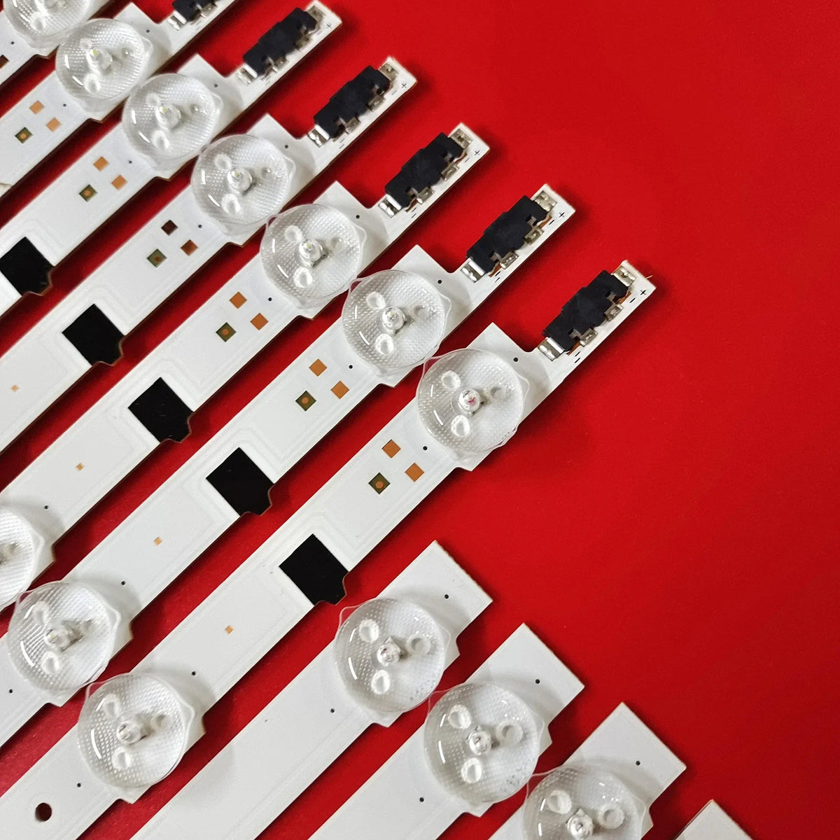 bande led rétro éclairage blanc modernes diodes led connecteurs 3v télévision fixations