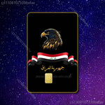autocollant drapeau irakien aigle blason texte arabe républicain irak magasin carte