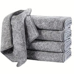 serviettes cuisine gris microfibre sèchage rapide lavable machine 20x20cm 25x25cm 30x30cm modernes utilitaires