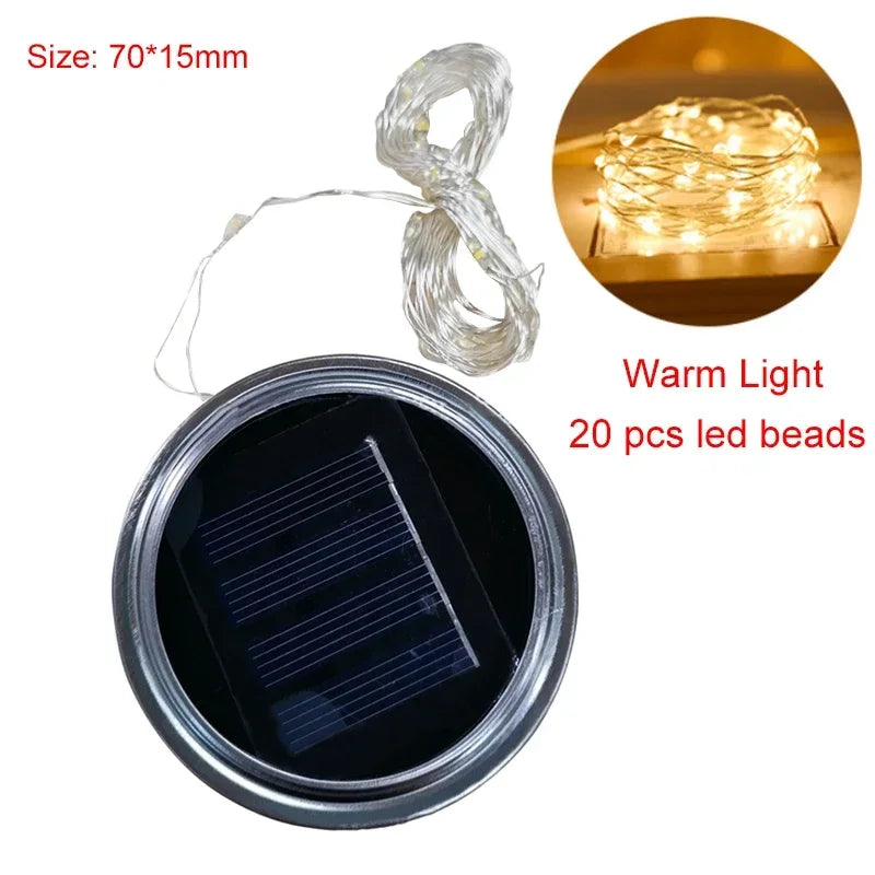 lampe solaire 20 leds rechargeable moderne grille photovoltaïque noir argenté doré