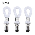 clips serviettes corde tressée acier inoxydable moderne beige blanc noir rouge vert olive