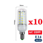 ampoule led maïs décoration intérieur blanc chaud lumière moderne lustre lustre base e14 e27