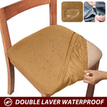housses chaise spandex imperméable couleurs unies amovibles modernes maison restaurant événements