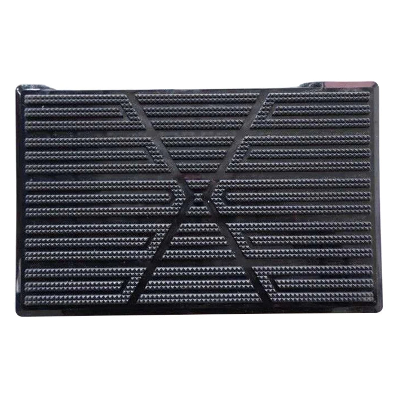 tapis sol voiture rouge noir anti dérapant texture granulée moderne fixations pvc