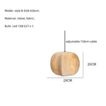 Suspension lumineuse moderne minimaliste métal blanc chaîne électrique 3000K 4200K 6500K