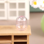 vases transparents modernes plastique noir bleu vert rose gris