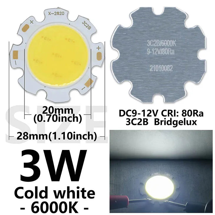 plaque led moderne 28mm 20mm cold white warm white natural white 3w 5w 7w