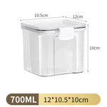 boîtes rangement hermétiques plastique qualité alimentaire épices céréales fruits secs anti humidité respectueux environnement