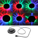 lumière led noire moderne fixée mur câble eu us plug disco
