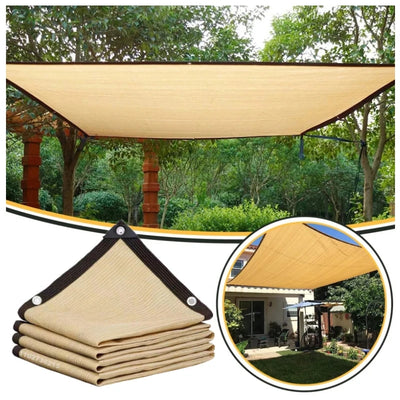 Voile d'ombrage rectangulaire 2x3 m bourgogne sur terrasse