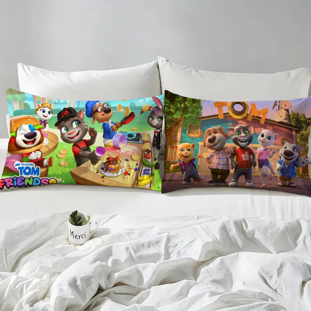 coussin double face moderne motif animaux cartoon multicolore 100 polyester opaques 30x50cm 40x60cm 48x74cm