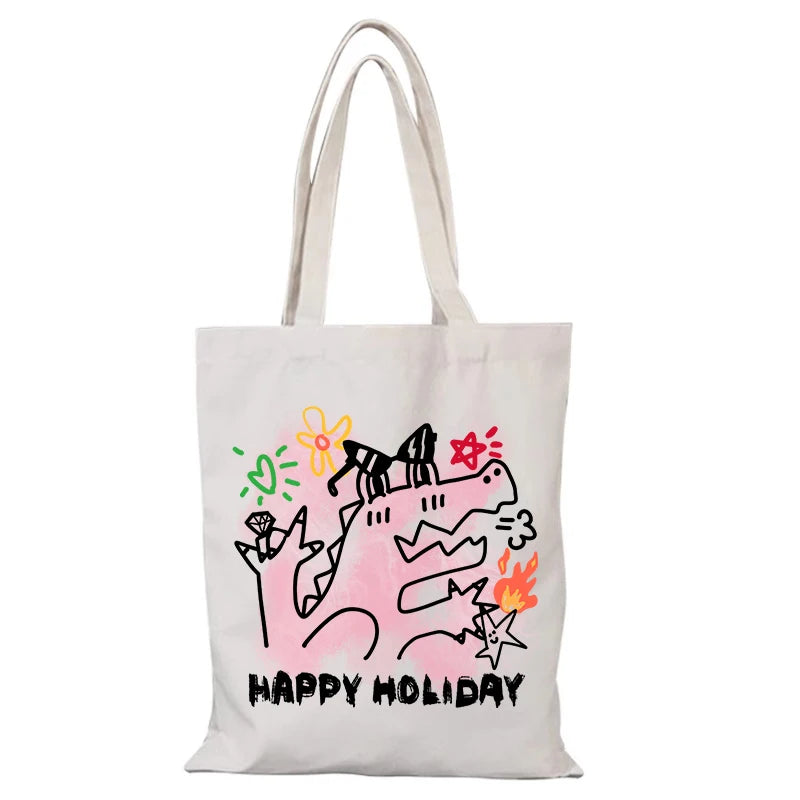 sac main moderne ethnique toile plumes tribal poignées fermeture éclair blanc noir vector illustration