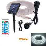 ruban led solaire flexible blanc moderne clips contrôleur panneau solaire étanche ip67