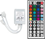 contrôleur lumière led rgb 24 touches 44 touches télécommande ir blanc noir moderne