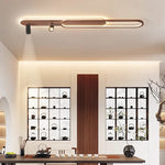 lampe moderne bois naturel finition mate led boise blanc minimaliste télécommande