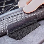 rubans velcro autoadhésifs noirs texturés hexagonaux modernes 10 20 30 paires fixations tapis sols