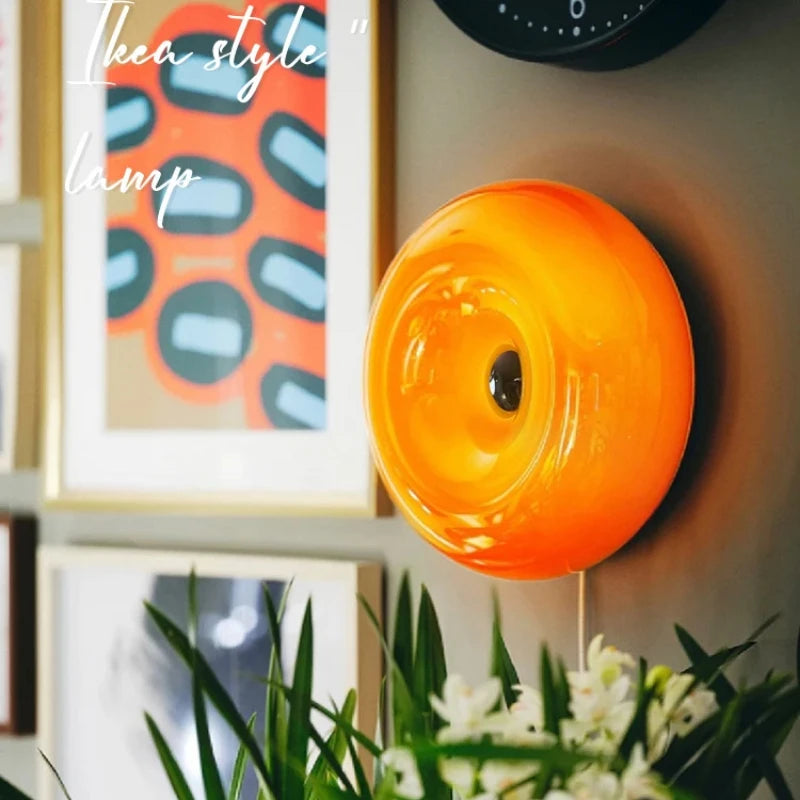 lampe table moderne orange adhésive éclairage quotidien led flux lumineux 2000 82000