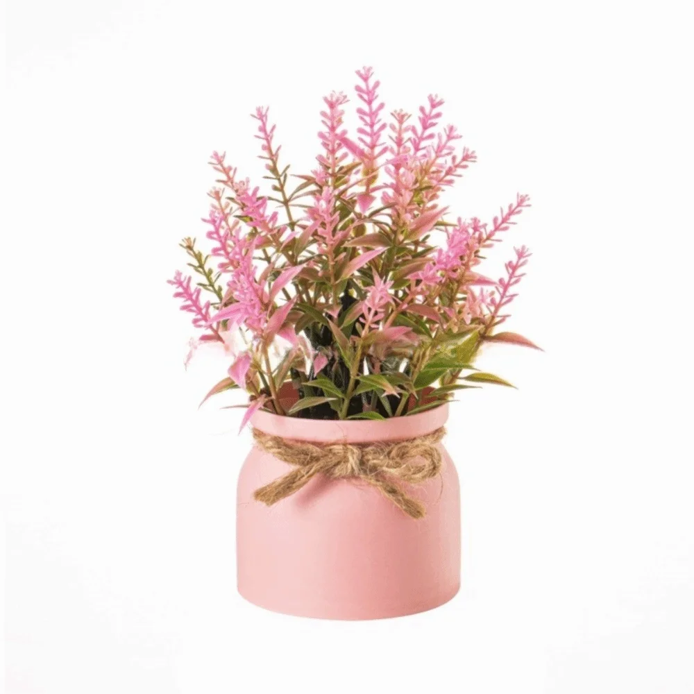 plantes artificielles modernes feuilles fleurs multicolores pot décoration intérieure extérieure