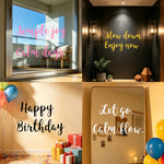 autocollant mural personnalisé calligraphie moderne décoration mariage anniversaire fête vinyle adhésif mur décoratif