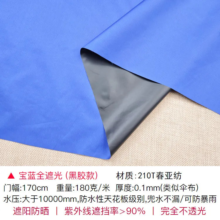 tissu polyester opaque gris métallisé noir brillant moderne 170cm large élégant respirant bricolage