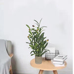 décoration intérieure plante artificielle fleurs feuilles moderne rose blanche verte salon
