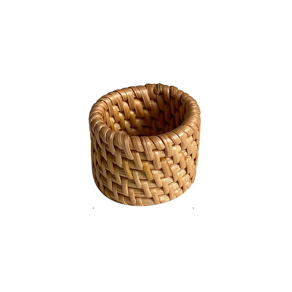 porte serviettes rustique tissé adhésif boîtes mouchoirs bacs rangement naturel beige marron clair