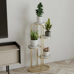Support de pots de fleurs multi-niveaux pour jardin intérieur