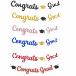 guirlande décoration fête graduation lettres paillettes chapeau diplôme ballons confettis