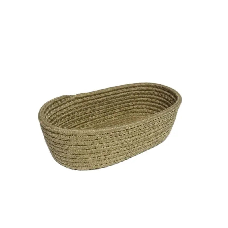 paniers rangement tressés rotin blanc beige gris clair réutilisables respectueux environnement moderne rustique multifonctionnels