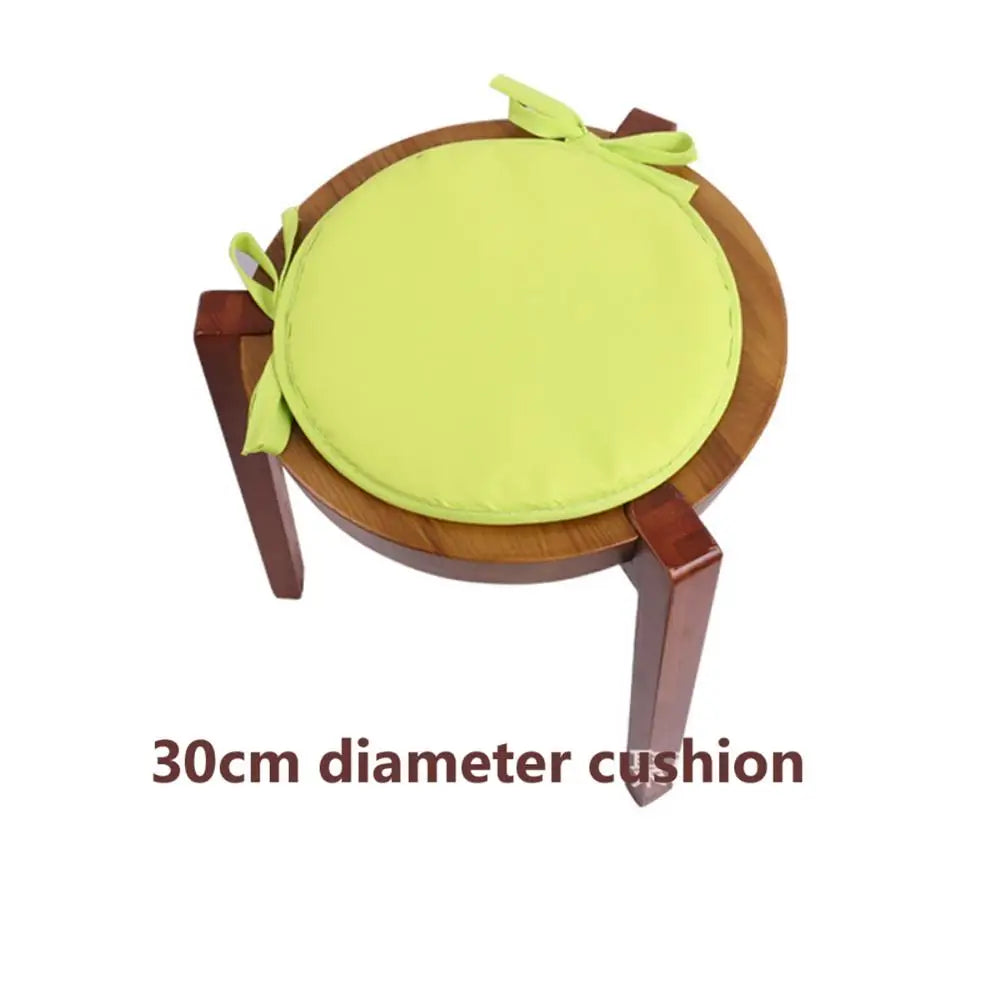 coussin chaise rond moderne ruban fixation lavable siège jardin maison