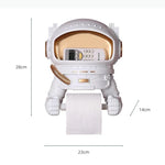 distributeur papier toilette astronaute blanc doré moderne porte serviettes papier