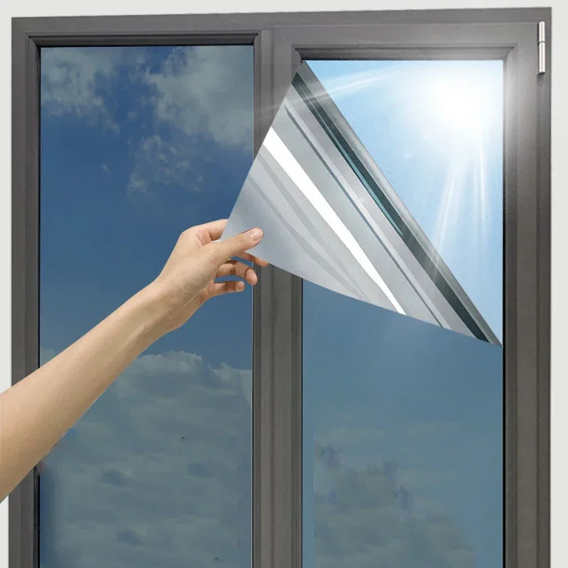 film protection fenêtre adhésif opaque moderne décoration isolation thermique transparent autocolant PVC
