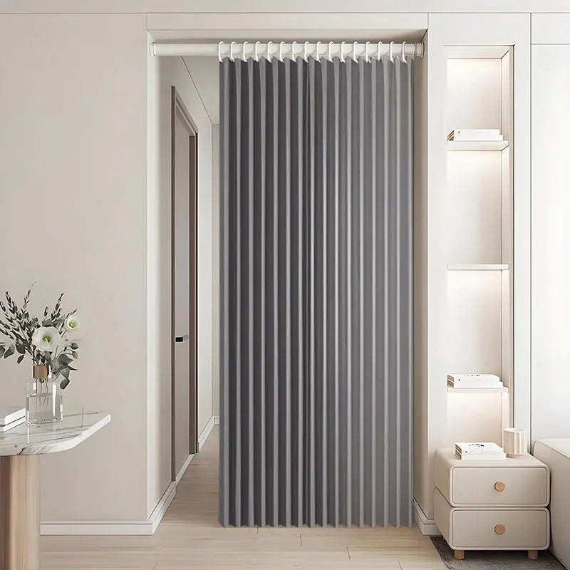 rideau plissé rayures horizontales beige gris noir blanc moderne opacité