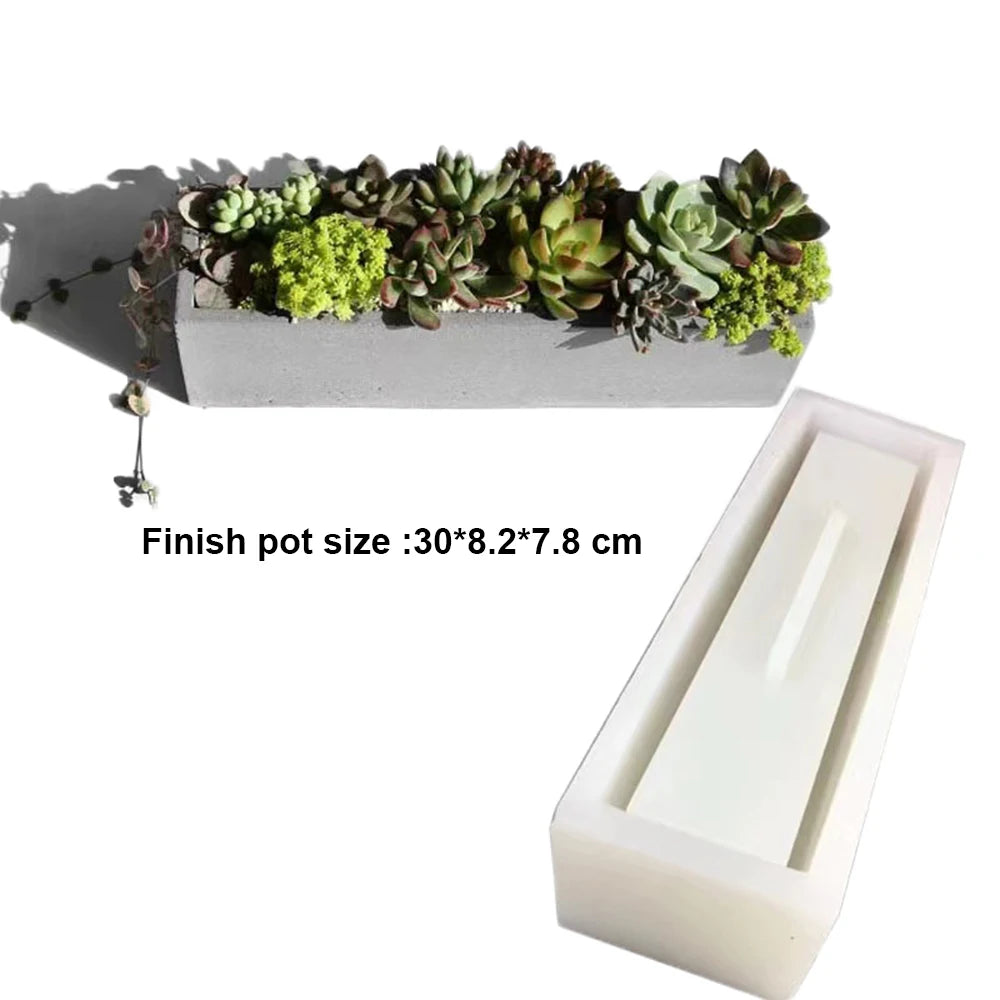 moules silicone pots fleurs diy craft release facile modernes grises blanches