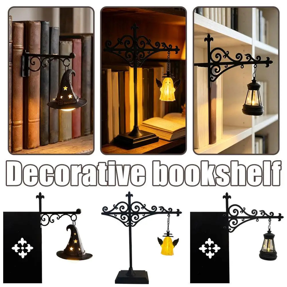 lampe bibliothèque vintage led rechargeable plaque geometrique noire ecrou suspension