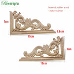Applique murale en bois sculpté de 13 cm - vue d'ensemble