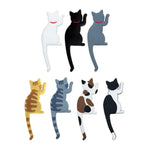 aimants chat dessin animé noir blanc moderne aimants cuisine décoration