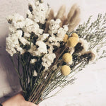 bouquet fleurs séchées eucalyptus gypsophile lavande décoration maison anniversaire valentin boho naturel