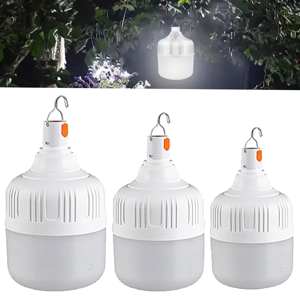 lampe led portable camping rechargeable ip55 360 degrés dimmable blanc froid