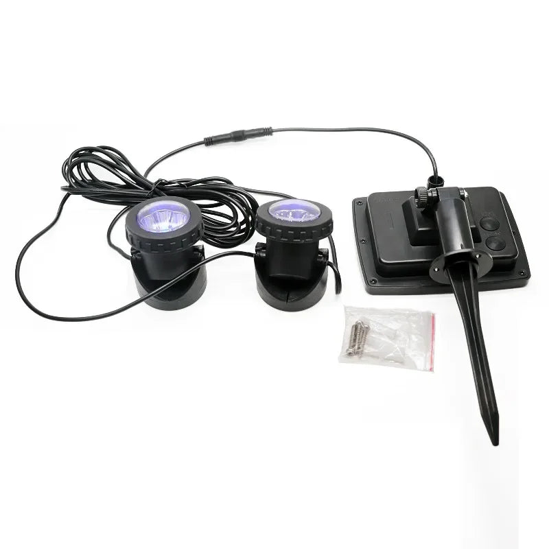 projecteur solaire led noir moderne autonome ip65 abspathente decoextérieur